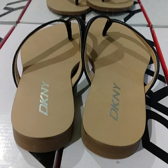 Dkny Nappa Pu Leather Women's Sandals 👡 - Picture 5 of 6